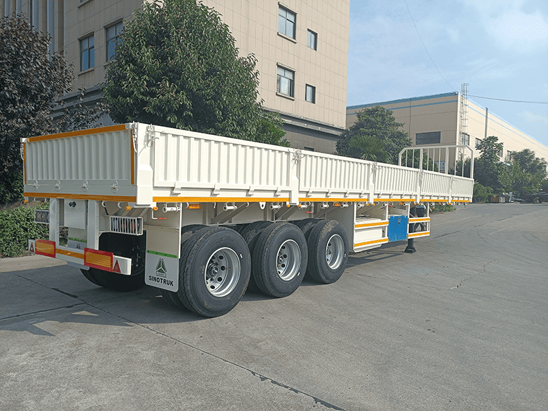 3 essieux semi-remorque de la paroi lat&eacute;rale de 40 pieds-4