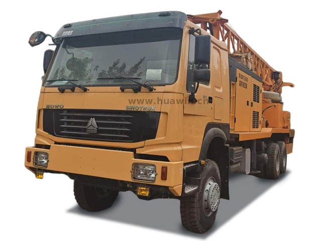 Sinotruk 6x6 CDC-600K 600m camion de plate-forme de puits d'eau