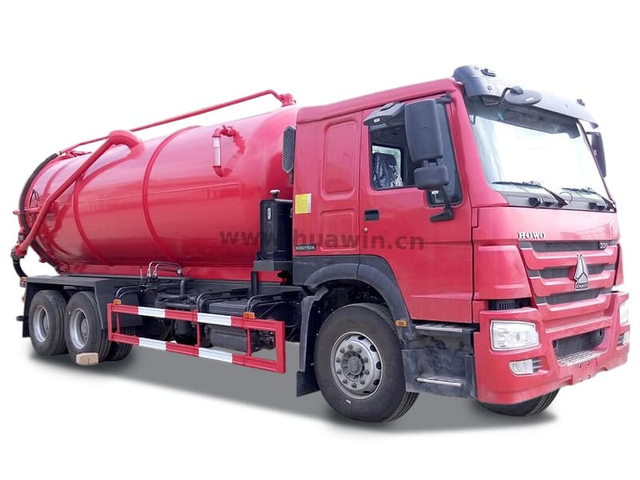 City Sanitation Howo 4x2 Tamion de camion de service lourd