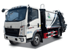 Camion-4x2 de compacteur de déchets de SINOTRUK HOWO