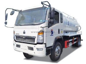 8000 litres Sinotruk Howo 4x2 Aspirateurs d'aspiration d'égout