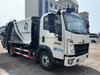 Camion-4x2 de compacteur de déchets de SINOTRUK HOWO