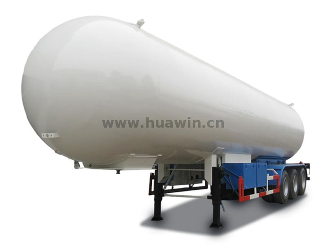 3 essieux LPG 46cbm semi-remorque de pétrolier