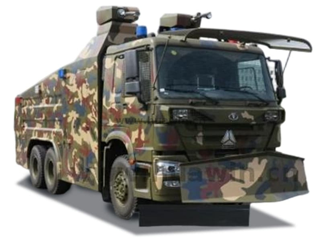 Sinotruk 6x4 B4 B5 B6 Anti-Riot Bulletproof Passenger Transportation Véhicule