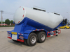 Sinotruk 3 essieux V Type de ciment en vrac Semi-remorque