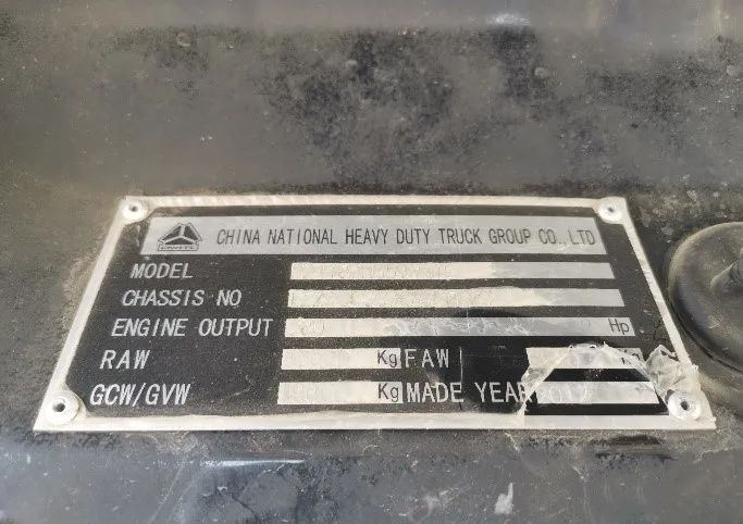 Camion de cargaison Howo