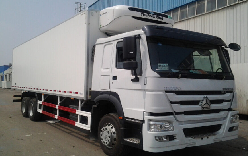 camion de r&eacute;frig&eacute;rateur Howo
