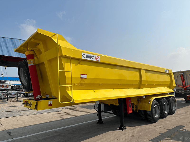 3 essieux 26cbm de vidage semi-remorque 2