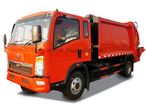 Sinotruk Howo Light Garbage Compacteur Truck-6CBM