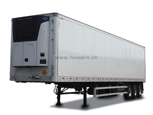 3 essieux semi-remorque réfrigéré à 40 pieds