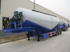 3 essieux semi-remorque de silo de ciment 