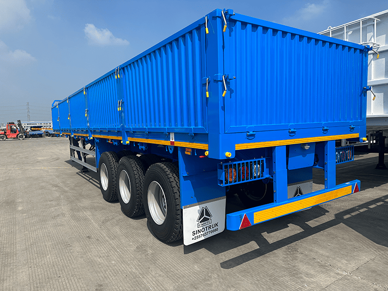 3 essieux semi-remorque de la paroi lat&eacute;rale de 40 pieds-7