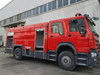 Howo 4x2 Water Spray Fire Fighting Tank Truck wiht 6cbm Water and 2cbm mousse