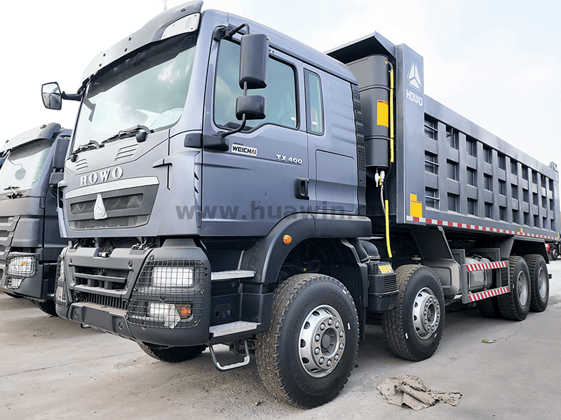 Camion à benne à benne à benne Sinotruk Howo TX-8 × 4 