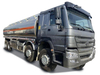 Sinotruk Howo 8x4 12 Wheeler Fuel Tamiker Tamion 30 kl Matière d'aluminium