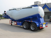 Sinotruk 3 essieux V Type de ciment en vrac Semi-remorque
