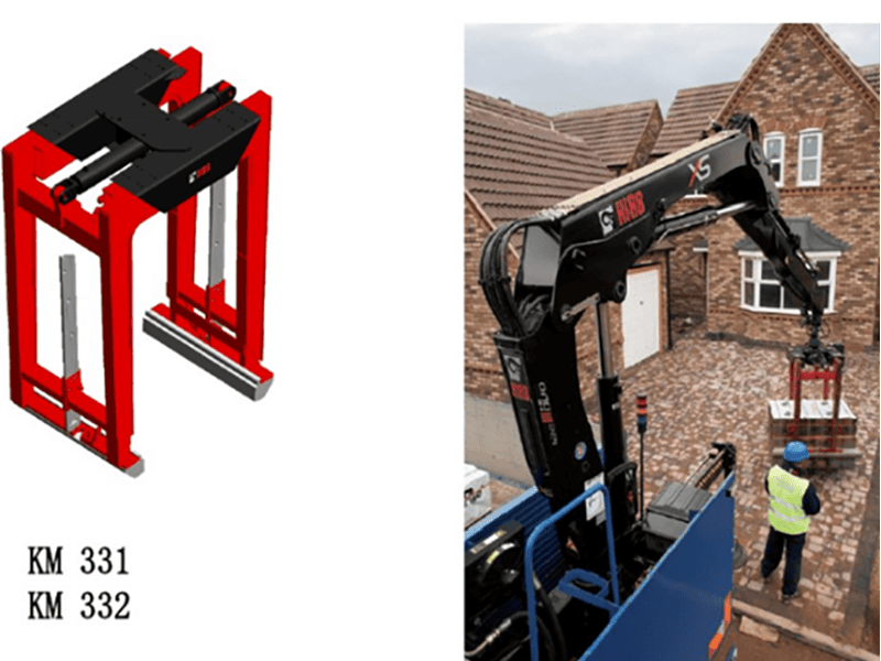 Camion-grue HOWO 6X4 avec grue &agrave; bras pli&eacute; 8T-4