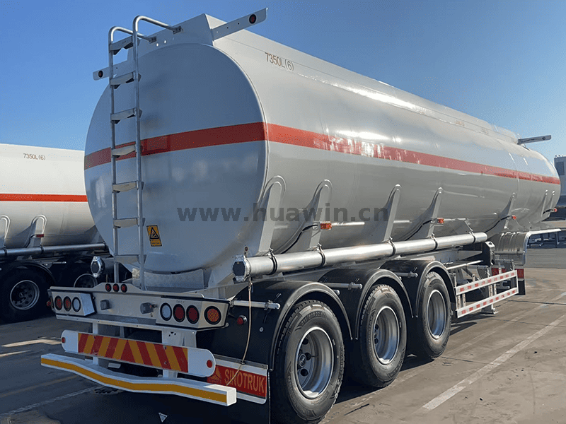 46cbm Camion-citerneur de carburant semi-trailer-3