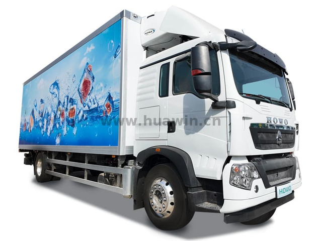 Howo Refrigerated Truck-tailboard-4x2