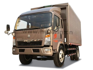 Howo 4x2 Aluminium Wing Open Van Tamin