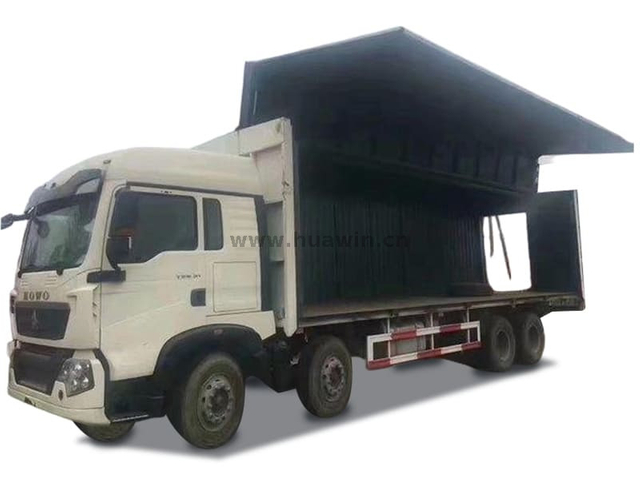 Sinotruk T5G 8x4 Aignium Wing Open Van Camion