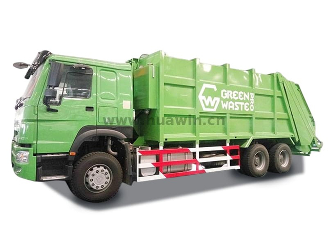 Sinotruk Howo 6x4 Tamion compacteur à ordures épais -18cbm