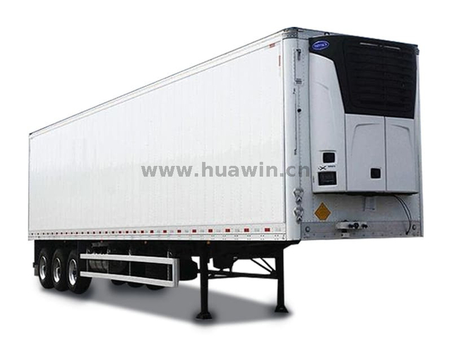 3 essieux semi-remorque réfrigéré à 40 pieds
