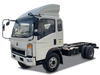 Sinotruk Howo 4 × 2 6 roues Light Duty 10T Cargo Châssis 