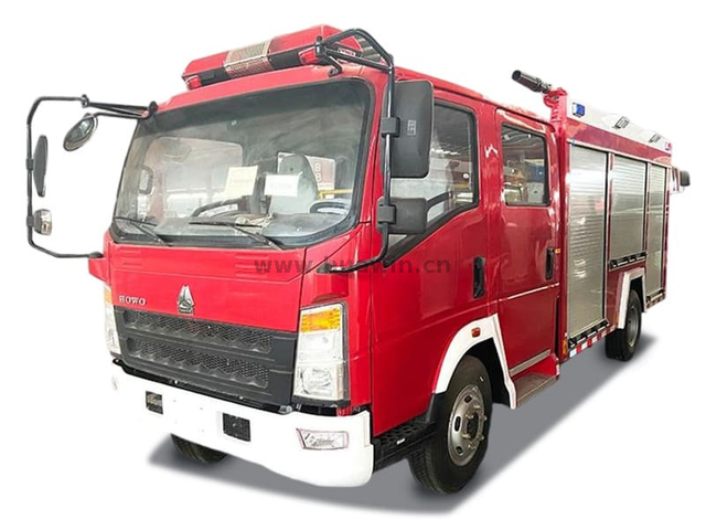 Sinotruk Howo Eau à haute pression et camion de combat en mousse